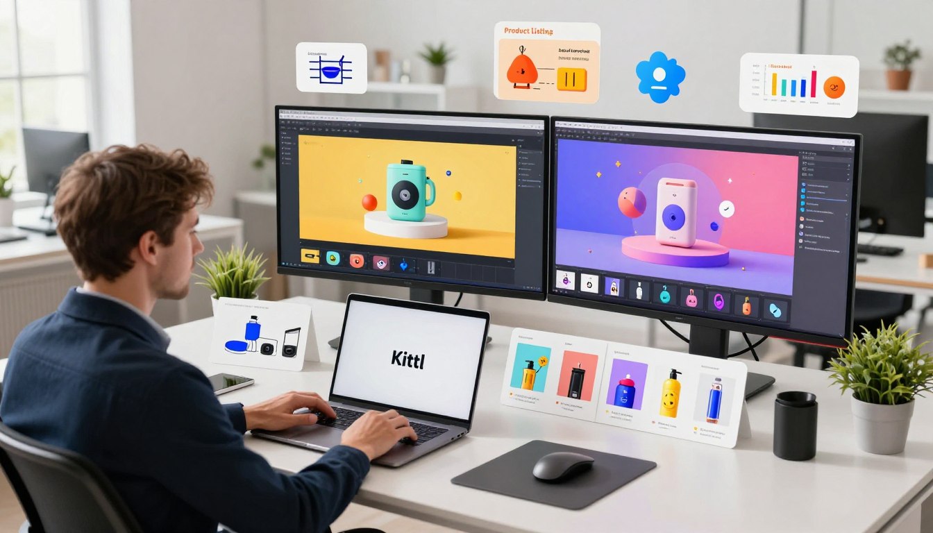 The Easy Way to Make Product Listing Videos Using Kittl AI.