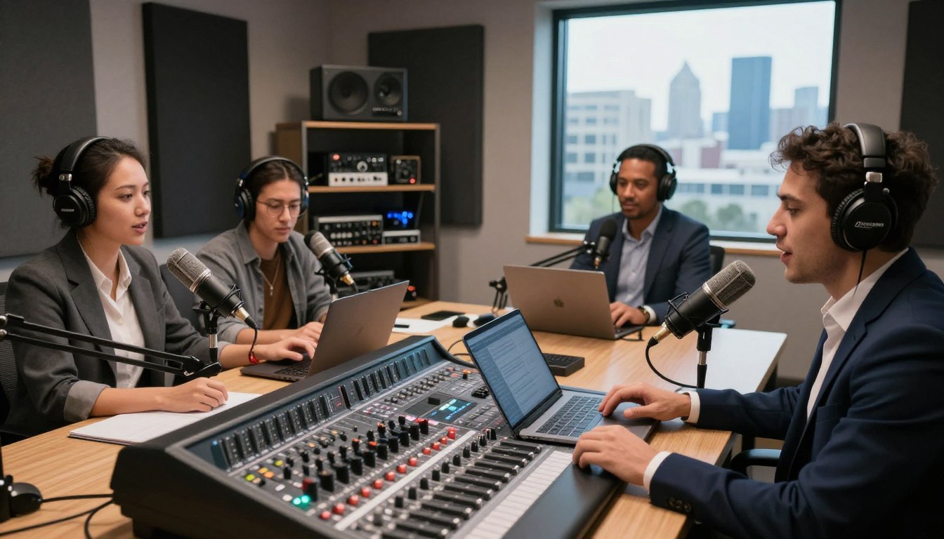 Riverside for Podcasts, Webinars & Shorts Made Easy.